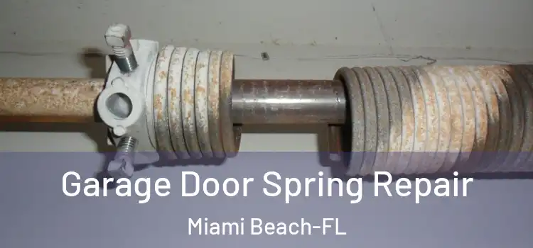  Garage Door Spring Repair Miami Beach-FL