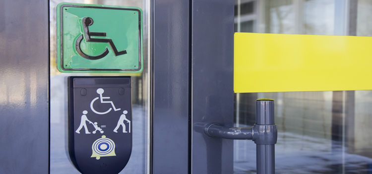 automatic handicap door opener in Miami Beach